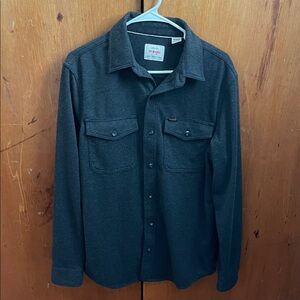 Wrangler Charcoal Button Overshirt
